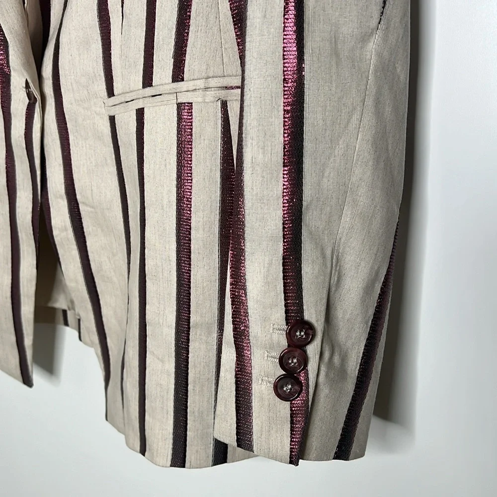 Day Birger et Mikkelsen Sz 36 / US 4 Linen Cotton Fitted Blazer New with Tags